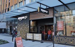 The prototype Amazon Go store at Day One, Seattle, Washington on Dec. 7, 2016. The prototype Amazon Go store at Day One, Seattle, Washington on Dec. 7, 2016.