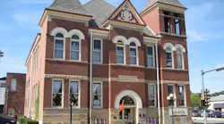 Pontiac City Hall and Fire Station, Pontiac Illinois, USA, along historic U.S. Route 66. U.S. National Register of Historic Places. September 28, 2007.