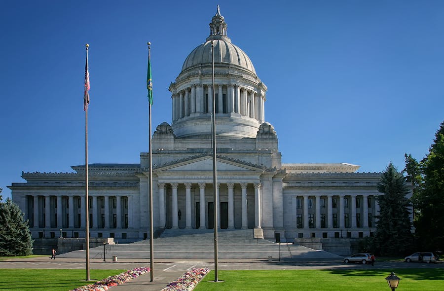 Washington State Capitol Legislative Building in Olympia, WA, Aug. 13, 2006