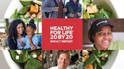 Aramark and the American Heart Association reported results from the third year of their Healthy for Life® 20 By 20 collaboration, which achieved industry-leading impact across the millions of meals served in workplaces, hospital cafés and college and university dining halls. The healthy menu innovation work has achieved a 15 percent average reduction across calories, saturated fat and sodium, while significantly increasing fruits, vegetables and whole grains on menus. (Photo: Business Wire)