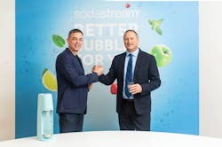 SodaStream CEO Daniel Birnbaum (right) announced Jan. 31 the appointment of Bryan Welsh (left) as the new general manager of SodaStream USA. SodaStream CEO Daniel Birnbaum (right) announced Jan. 31 the appointment of Bryan Welsh (left) as the new general manager of SodaStream USA.