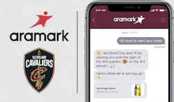 The Cleveland Cavaliers and Aramark announced fans sitting in designated sections of Quicken Loans Arena are now able to place orders using their iPhone’s Messages app to have the menu items delivered directly to their seats. The Cavaliers and Quicken Loans Arena are the first NBA team and arena to pilot the service. The Cleveland Cavaliers and Aramark announced fans sitting in designated sections of Quicken Loans Arena are now able to place orders using their iPhone’s Messages app to have the menu items delivered directly to their seats. The Cavaliers and Quicken Loans Arena are the first NBA team and arena to pilot the service.