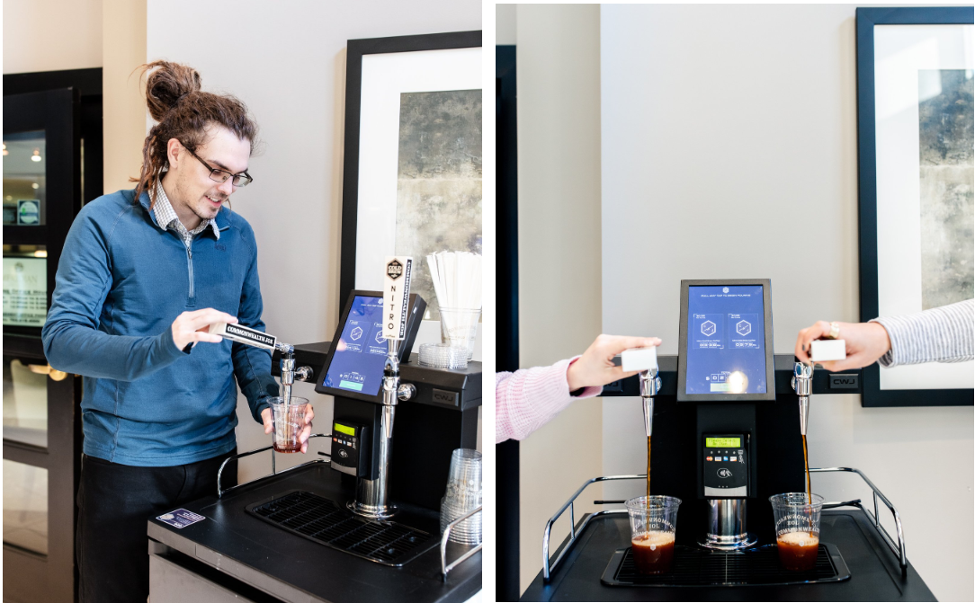 Commonwealth Joe Coffee Roasters, Smart Beverage Technologies Install Pay Per Pour Kegerator