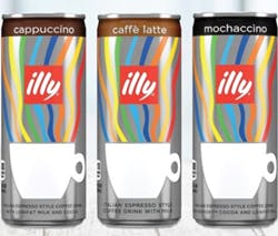 illy RTD Coffee Group Package Shot