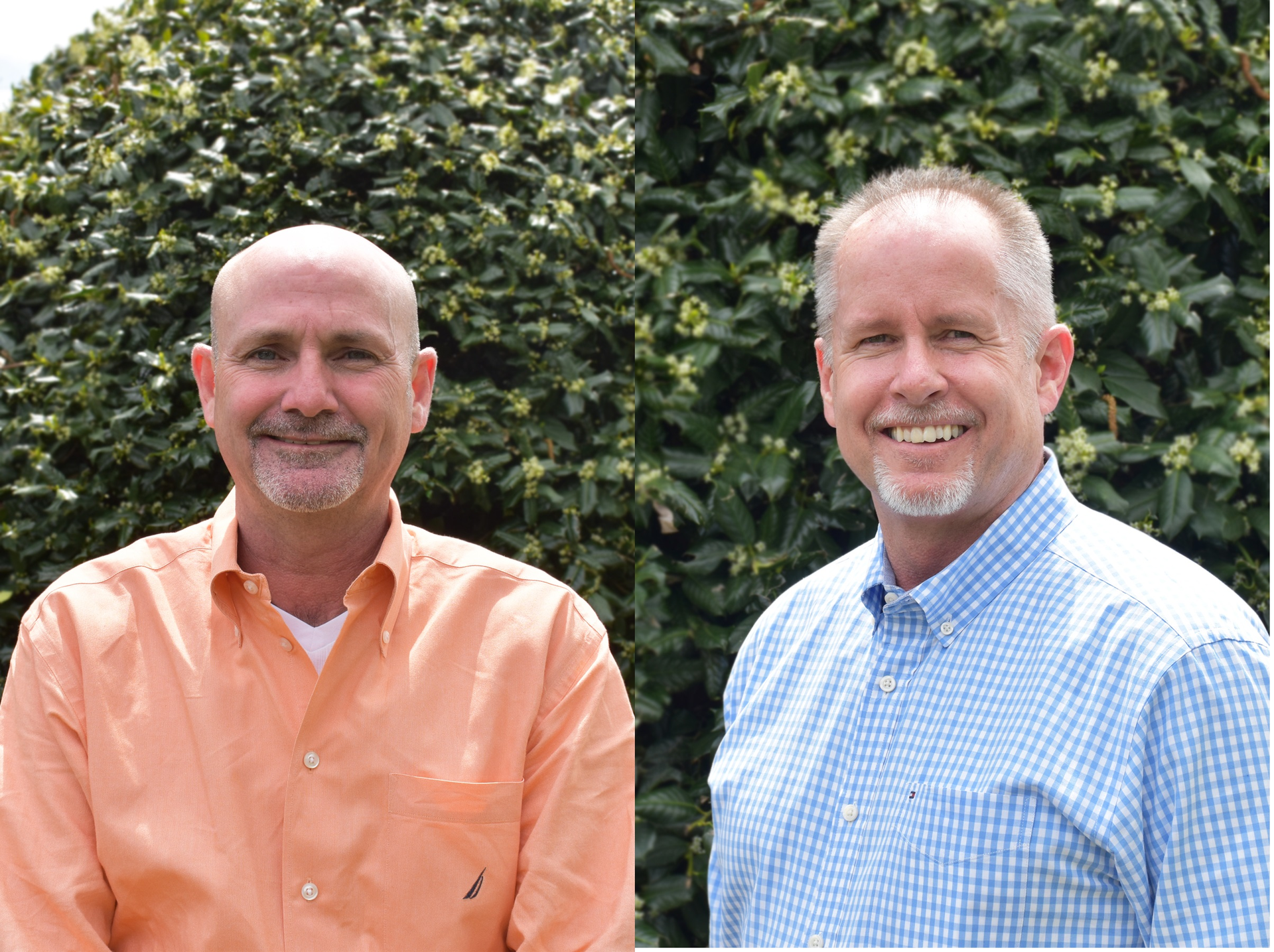 Jeff Lyons (left) and Herb Modesitt