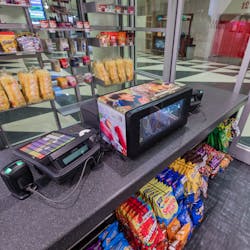 Phononic&rsquo;s F200 Merchandising Freezer featured in the PNC Arena grab-and-go eatery.