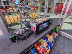 Phononic&rsquo;s F200 Merchandising Freezer featured in the PNC Arena grab-and-go eatery.
