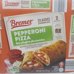 Bremer Classic Pepperoni Pizza Hot Stuffed Sandwich