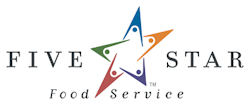 Five Star Food Service Logo 5c9e3d7ea9e32