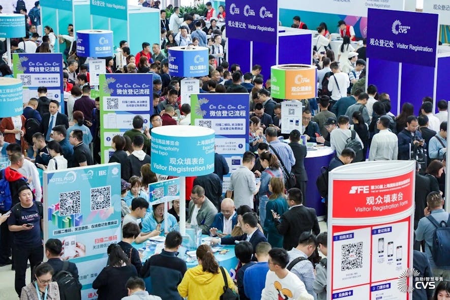 The Entrance of the Exhibition at CVS 2019