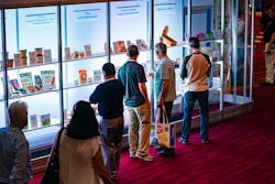 The NAMA Show 2019 attendees browse the New Product Zone. The NAMA Show 2019 attendees browse the New Product Zone.