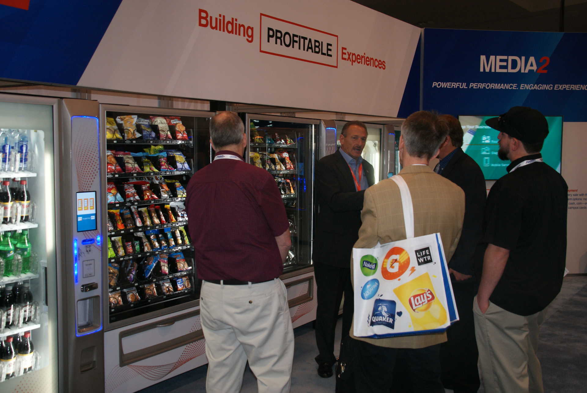 NAMA Show.attendees visit Crane&rsquo;s booth.