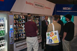 NAMA Show.attendees visit Crane’s booth. NAMA Show.attendees visit Crane’s booth.