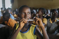 Hershey’s Energize Learning program provides ViVi, a highly fortified, groundnut-based nutritional supplement to 57,700 Ghanaian schoolchildren. Hershey’s Energize Learning program provides ViVi, a highly fortified, groundnut-based nutritional supplement to 57,700 Ghanaian schoolchildren.