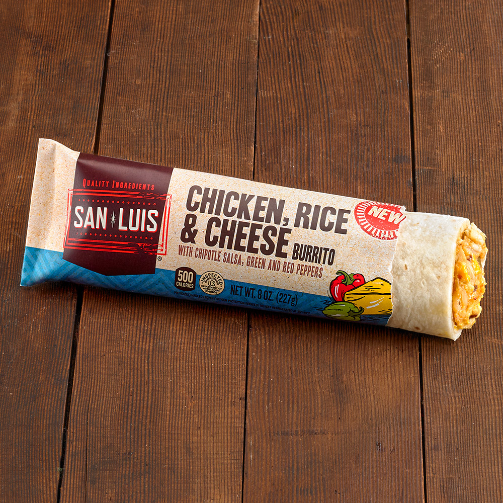 Burrito Chicken Rice Cheese V3 San Luis
