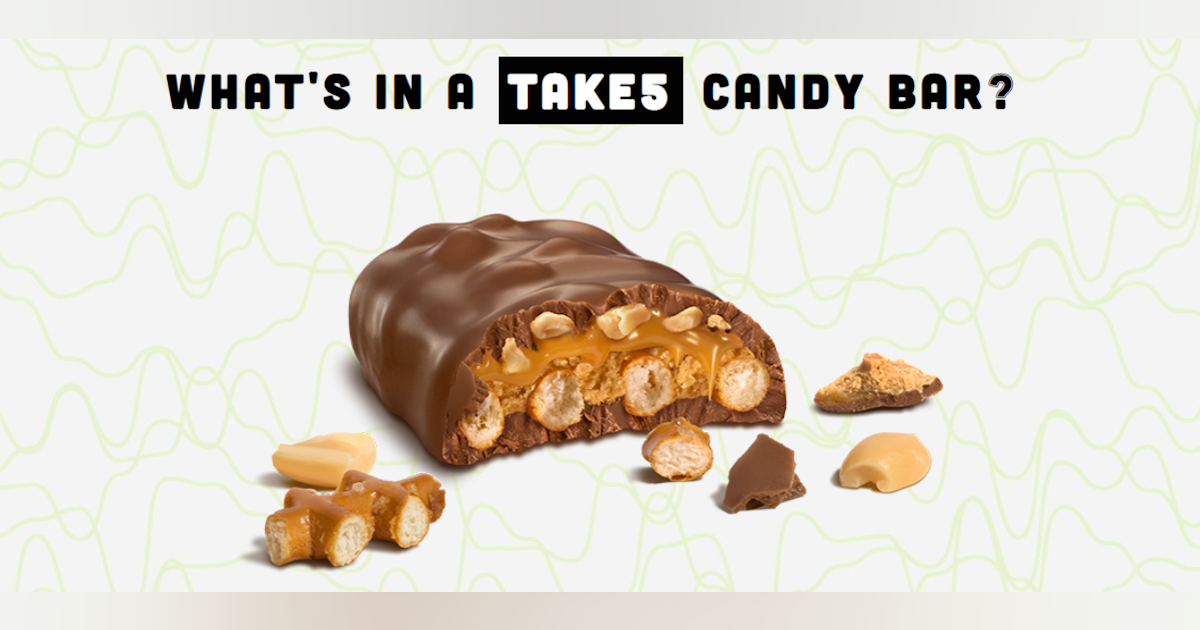 Hershey S Rebrands The Take5 Bar Adding Reese S To Wrapper Vending Market Watch