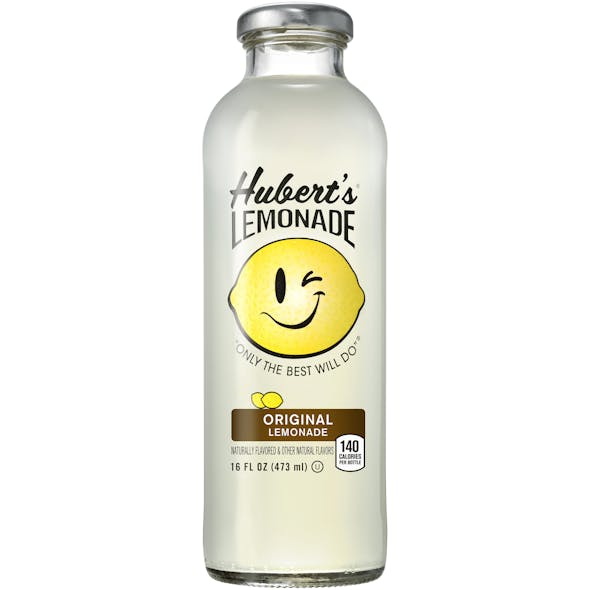 Hubert&rsquo;s Lemonade is available in 16 fl. oz. bottles in the following flavors: Original, Strawberry, Blueberry, Raspberry, Blackberry, Watermelon, Blood Orange, Mango and Peach.