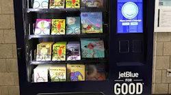 JetBlue’s Soar with Reading Initiative lands in New York City, placing free book vending machines in each of the five boroughs in areas of need.