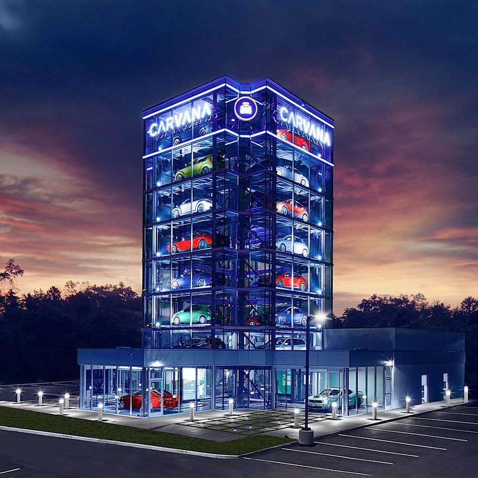 Greensboro, NC, is now home to Carvana&apos;s 19th car vending machine, which is the third of its kind in the state.