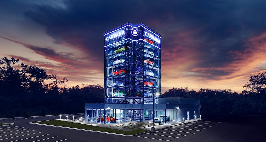 Greensboro, NC, is now home to Carvana&apos;s 19th car vending machine, which is the third of its kind in the state.
