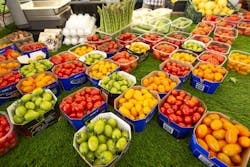 A market in Rome. A market in Rome.