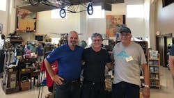 Left to right: Steve Vargas, Larry Atnip, Leon Surber Left to right: Steve Vargas, Larry Atnip, Leon Surber