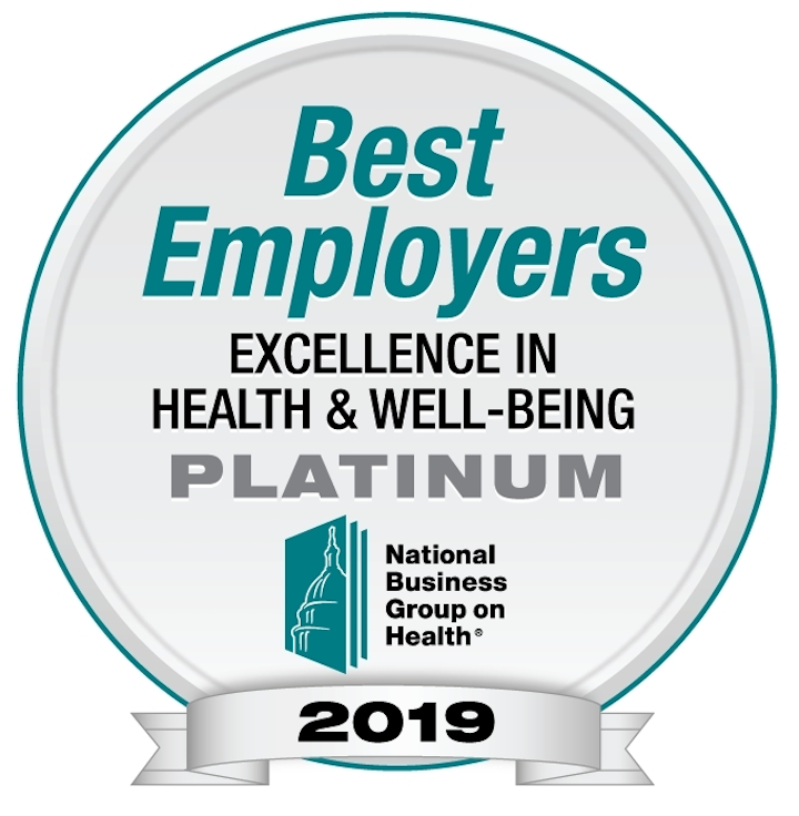 Aramark Honored With National Business Group On Health S Best Employers Excellence In Health Well Being Platinum Award Vending Market Watch