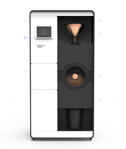 Bellwether Coffee's commercial roaster Bellwether Coffee's commercial roaster