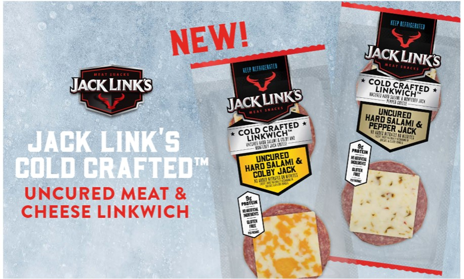 Jack Link's Cold Crafted&trade; Uncured Meat & Cheese Linkwich