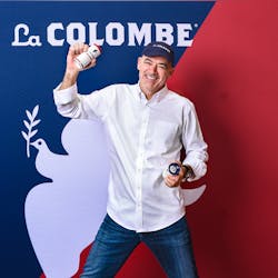 Todd Carmichael, CEO and co-founder of La Colombe Coffee Roasters with the popular RTD Draft Latte. Todd Carmichael, CEO and co-founder of La Colombe Coffee Roasters with the popular RTD Draft Latte.
