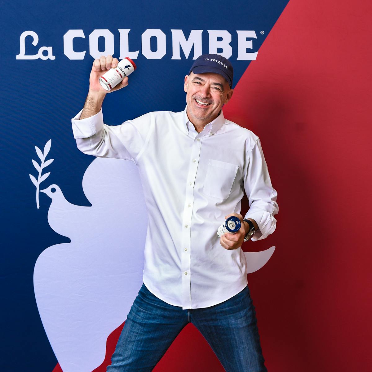 Todd Carmichael, CEO and co-founder of La Colombe Coffee Roasters with the popular RTD Draft Latte.