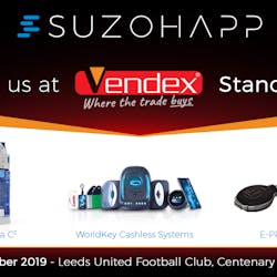 SUZOHAPP, a global market leader in payment systems and cash management solutions, will be exhibiting at the Vendex show, taking place on October 30 at Leeds Football Club.