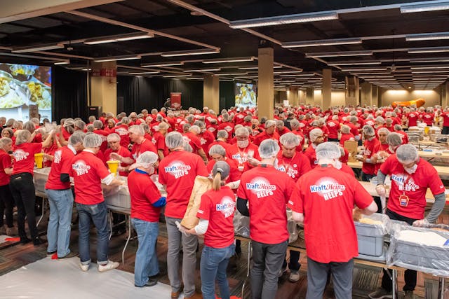 Kraft Heinz Employees To Pack One Million Meals in 24 Hours