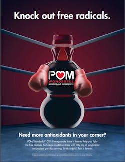 POM Wonderful launches a brand new marketing campaign to champion the health benefits of antioxidants and continue to establish POM Wonderful 100% Pomegranate Juice as the Antioxidant Superpower®. POM Wonderful launches a brand new marketing campaign to champion the health benefits of antioxidants and continue to establish POM Wonderful 100% Pomegranate Juice as the Antioxidant Superpower®.