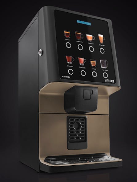 Azkoyen Group, will be launching the new Vitro S1 model into the American market during the Coffee Tea &amp; Water trade show