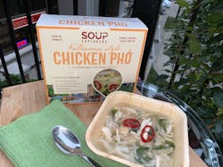 Soup Explorers Chicken Pho, from Clarity Food Ventures LLC. The brand new refrigerated soup kit company offers globally inspired soups in a convenient kit that is ready to eat in less than 3 minutes. Soup Explorers Chicken Pho, from Clarity Food Ventures LLC. The brand new refrigerated soup kit company offers globally inspired soups in a convenient kit that is ready to eat in less than 3 minutes.