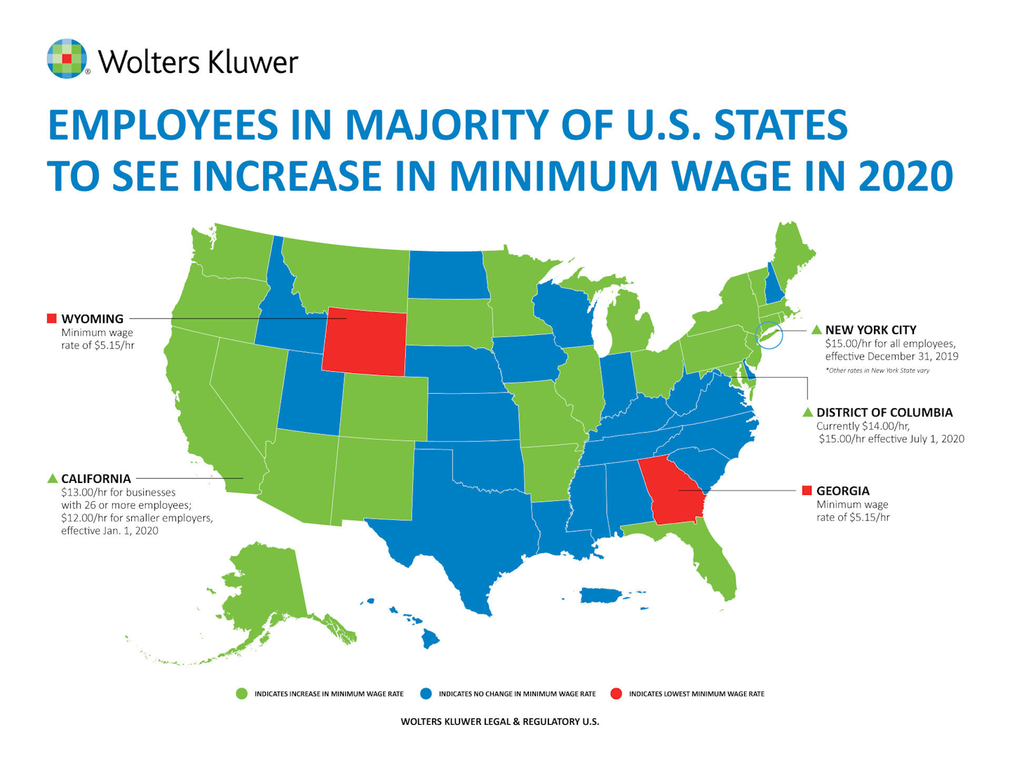Workers In Majority Of U.S. States To See An Increase In Minimum Wage