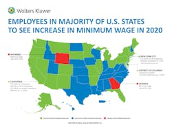 Employees in majority of U.S. states to see increase in minimum wage in 2020. Employees in majority of U.S. states to see increase in minimum wage in 2020.