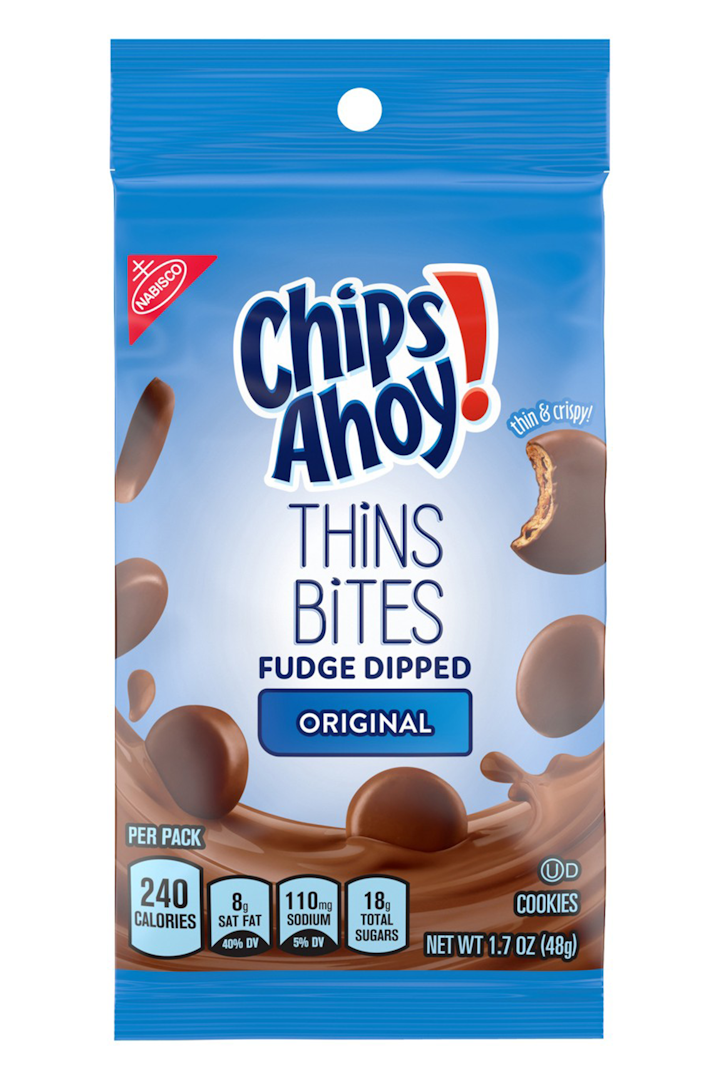 CHIPS AHOY! THINS Bites Fudge Dipped Original From Mondelez