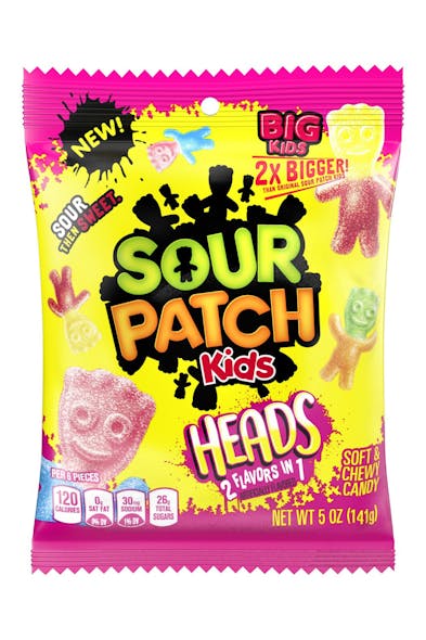 SOUR PATCH KIDS Heads (2 flavors in 1)