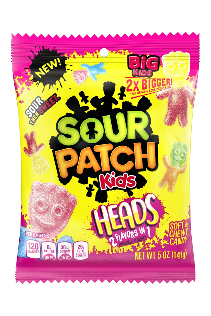 Sour Patch Kids Heads 2 Flavors In 1 From Mondelez