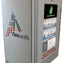The AGM beverage vendor is an age-verifying vending machine that can make sure a person buying the product is of age.
