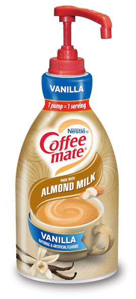 Coffee mate&circledR; Vanilla-flavored Almond Milk Creamer Concentrate