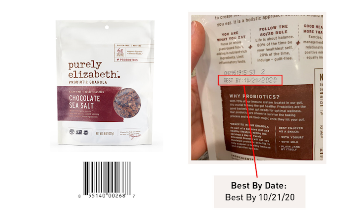 Purely Elizabeth is initiating a voluntary recall of their Chocolate Sea Salt Probiotic Granola due to a mislabeling error that has resulted in an undeclared allergen.