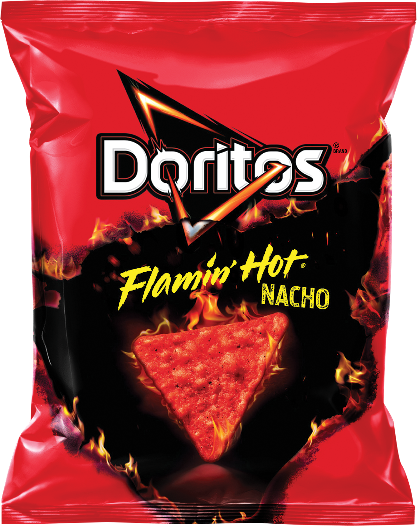 DORITOS&circledR; FLAMIN' HOT&circledR; Nacho Flavored Tortilla Chips