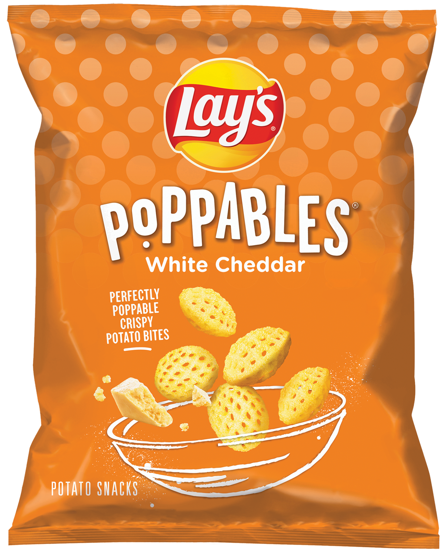 LAY'S&circledR; Poppables&trade; White Cheddar Flavored Potato Snacks