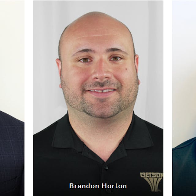 Betson Enterprises is proud to announce the promotions of Joe Herbert, Brandon Horton and Steve Lamoreaux, each to Regional Sales Manager.