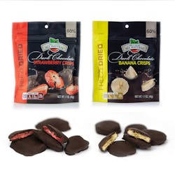 Brothers All Natural is delighted to announce the introduction of its Chocolate-Covered Strawberries and Chocolate-Covered Bananas, which are available for micro markets and vending. Brothers All Natural is delighted to announce the introduction of its Chocolate-Covered Strawberries and Chocolate-Covered Bananas, which are available for micro markets and vending.