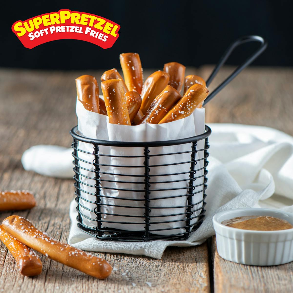 SUPERPRETZEL&circledR; Soft Pretzel Fries are the newest addition to the SUPERPRETZEL brand within the foodservice segment.