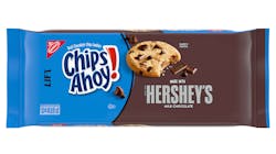 Introducing the new favorite cookie mashups: Chips Ahoy! made with chunks of Hershey's Milk Chocolate and Chips Ahoy! made with mini Reese's Pieces candy are available on-shelves now at major retailers nationwide. Introducing the new favorite cookie mashups: Chips Ahoy! made with chunks of Hershey's Milk Chocolate and Chips Ahoy! made with mini Reese's Pieces candy are available on-shelves now at major retailers nationwide.